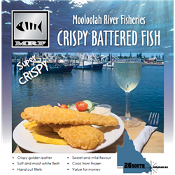 FISH CRISPY BATTERED SMALL (30 X 115GM) 3.45kg 26 SOUTH/MRF